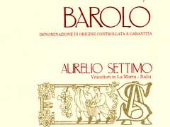 Barolo italian wine